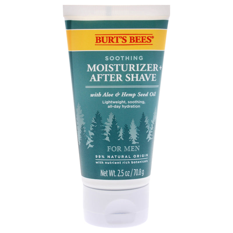 Burt's Bees Soothing Moisturizer Plus After Shave by Burts Bees for Men - 2.5 oz After Shave
