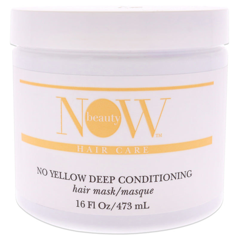 NOW Beauty No Yellow Deep Conditioning Hair Mask by NOW Beauty for Unisex - 16 oz Masque