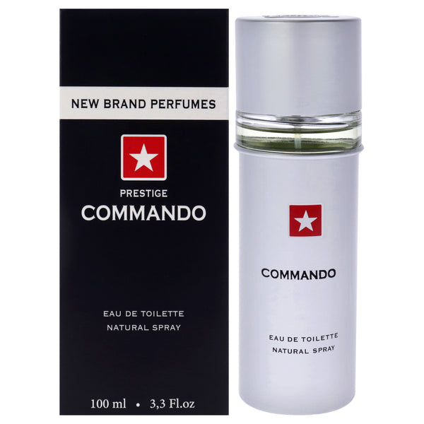 New Brand Commando by New Brand for Men - 3.3 oz EDT Spray