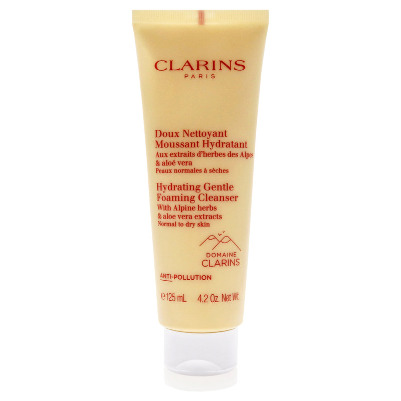 Clarins Hydrating Gentle Foaming Cleanser by Clarins for Unisex - 4.2 oz Cleanser