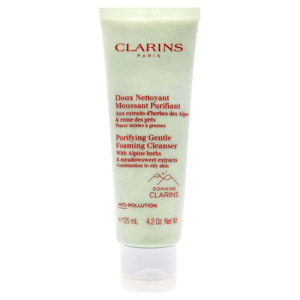 Clarins Purifying Gentle Foaming Cleanser by Clarins for Unisex - 4.2 oz Cleanser
