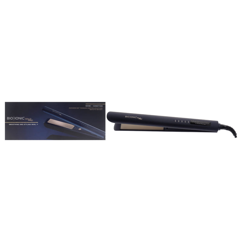 Bio Ionic Gold Pro Styliing Iron by Bio Ionic for Women - 1 Inch Flat Iron