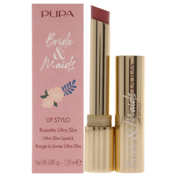 Pupa Milano Bride and Maids Lip Stylo Ultra Slim Lipstick - 001 Weeding Cake by Pupa Milano for Women - 0.049 oz Lipstick