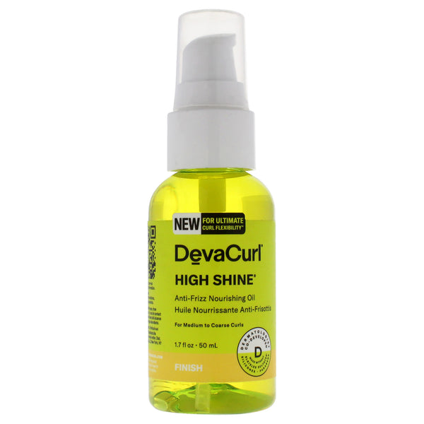 DevaCurl High Shine Nourishing Anti-Frizz Oil-NP by DevaCurl for Unisex - 1.7 oz Oil