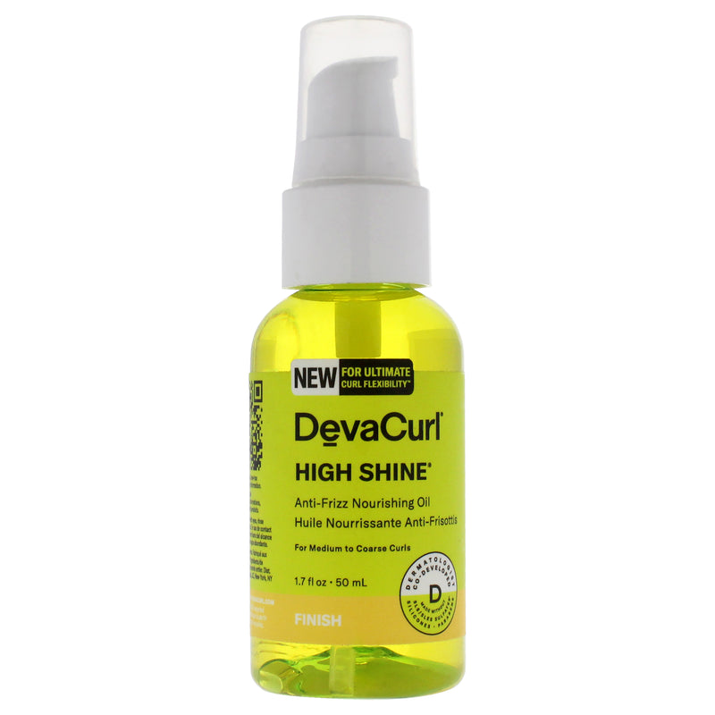 DevaCurl High Shine Nourishing Anti-Frizz Oil-NP by DevaCurl for Unisex - 1.7 oz Oil
