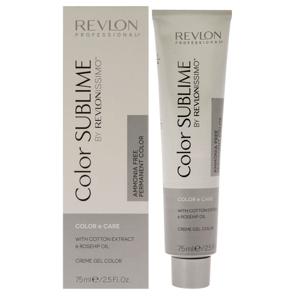 Revlon Revlonissimo Color Sublime - 6.13 Dark Golden Ash Blonde by Revlon for Unisex - 2.5 oz Hair Color