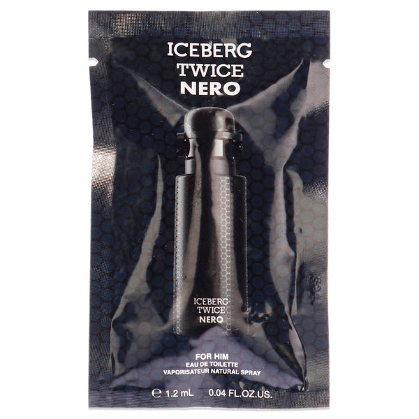 Iceberg Iceberg Twice Nero by Iceberg for Men - 1.2 ml EDT Spray Vial (Mini)
