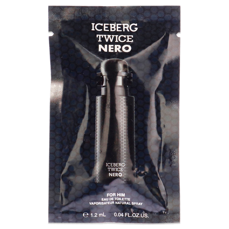 Iceberg Iceberg Twice Nero by Iceberg for Men - 1.2 ml EDT Spray Vial (Mini)