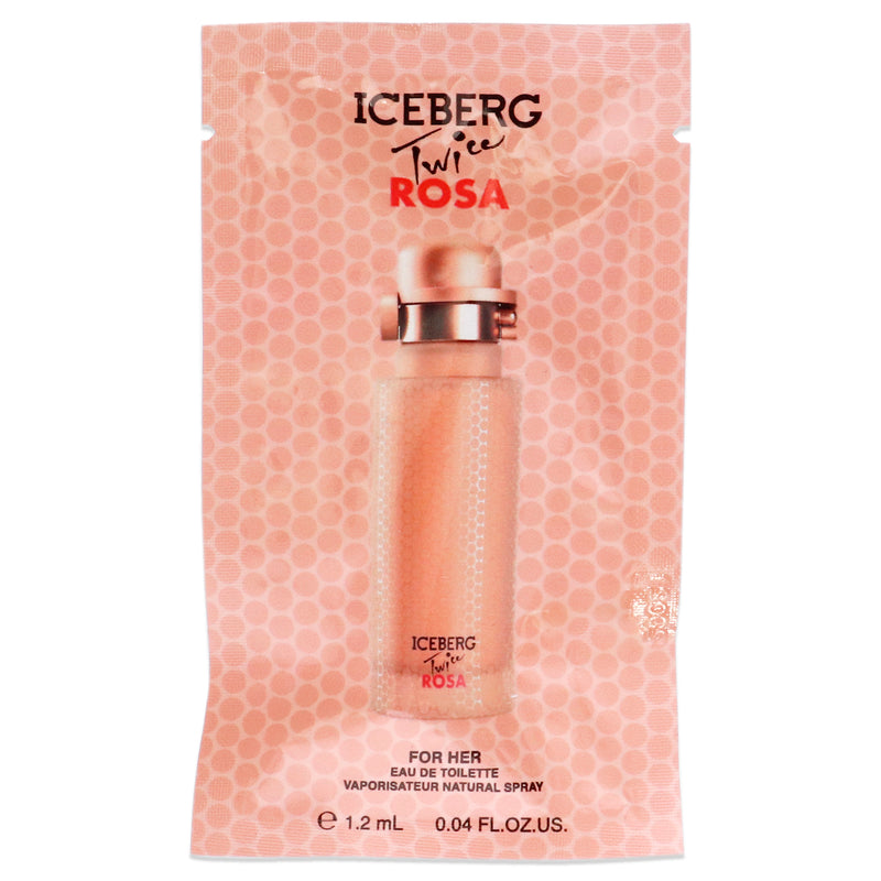 Iceberg Iceberg Twice Rosa by Iceberg for Women - 1.2 ml EDT Spray Vial (Mini)