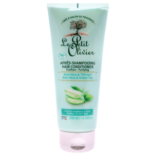 Le Petit Olivier Hair Conditioner Purifying - Aloe Vera and Green Tea by Le Petit Olivier for Women - 6.76 oz Conditioner