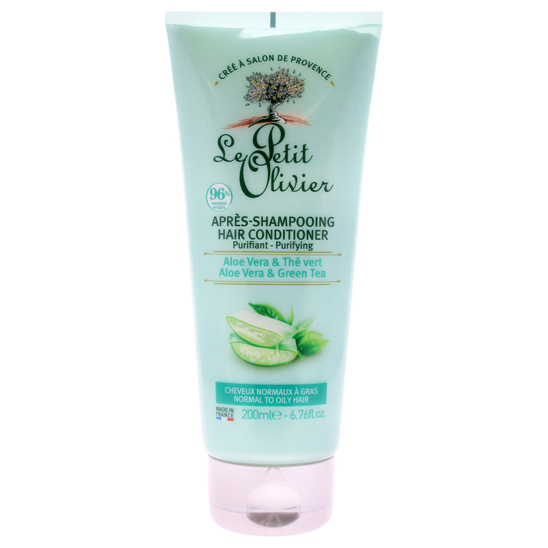 Le Petit Olivier Hair Conditioner Purifying - Aloe Vera and Green Tea by Le Petit Olivier for Women - 6.76 oz Conditioner