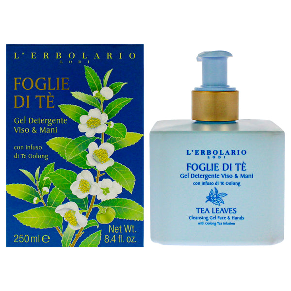 LErbolario Cleansing Gel Face and Hands - Tea Leaves by LErbolario for Unisex - 8.5 oz Cleanser