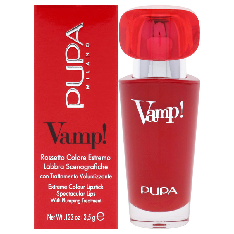 Pupa Milano Vamp! Extreme Colour Lipstick with Plumping Treatment - 102 Rose Nude by Pupa Milano for Women - 0.123 oz Lipstick