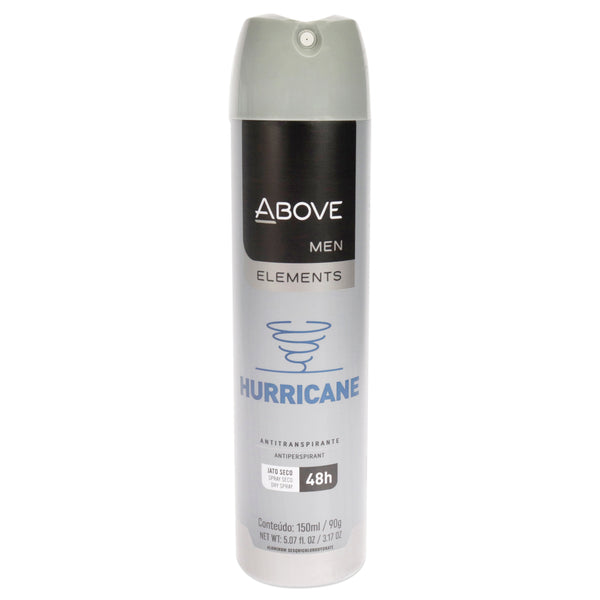 Above 48 Hours Element Antiperspirant Deodorant - Hurricane by Above for Men - 3.17 oz Deodorant Spray