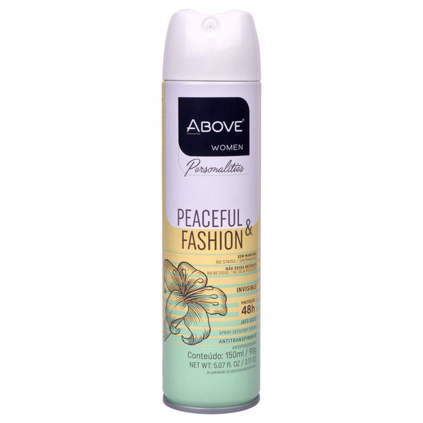 Above 48 Hours Personalities Antiperspirant Deodorant - Peaceful and Fashion by Above for Women - 3.17 oz Deodorant Spray