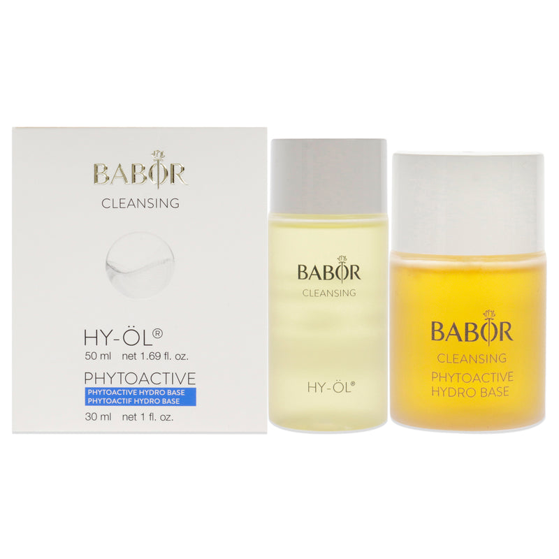 Babor Cleansing HY-OL Phytoactive Hydro Base by Babor for Women - 2 Pc 1.6oz Hy-0l Cleansing, 1oz Phytoactive Cleansing