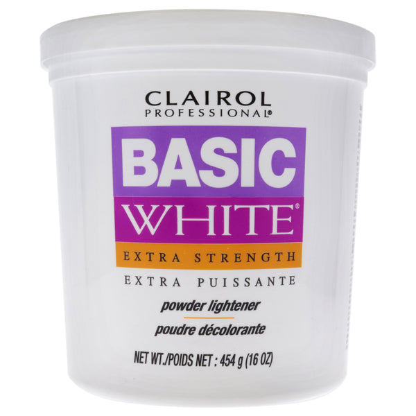 Clairol Basic White 2 Plus Powder Lightener by Clairol for Unisex - 16 oz Lightener