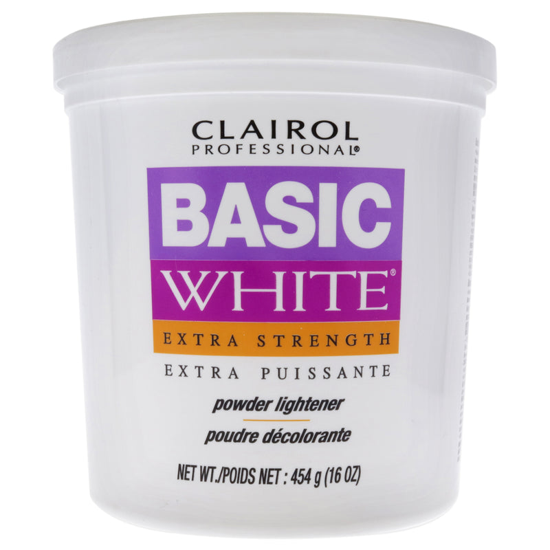 Clairol Basic White 2 Plus Powder Lightener by Clairol for Unisex - 16 oz Lightener