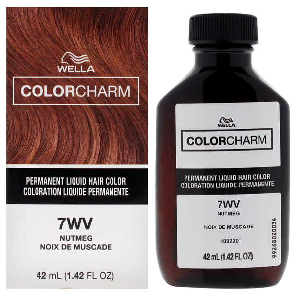 Wella Color Charm Permanent Liquid Hair Color - 7WV Nutmeg by Wella for Unisex - 1.42 oz Hair Color