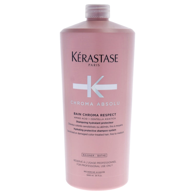Kerastase Chroma Absolu Bain Respect Shampoo by Kerastase for Unisex - 34 oz Shampoo