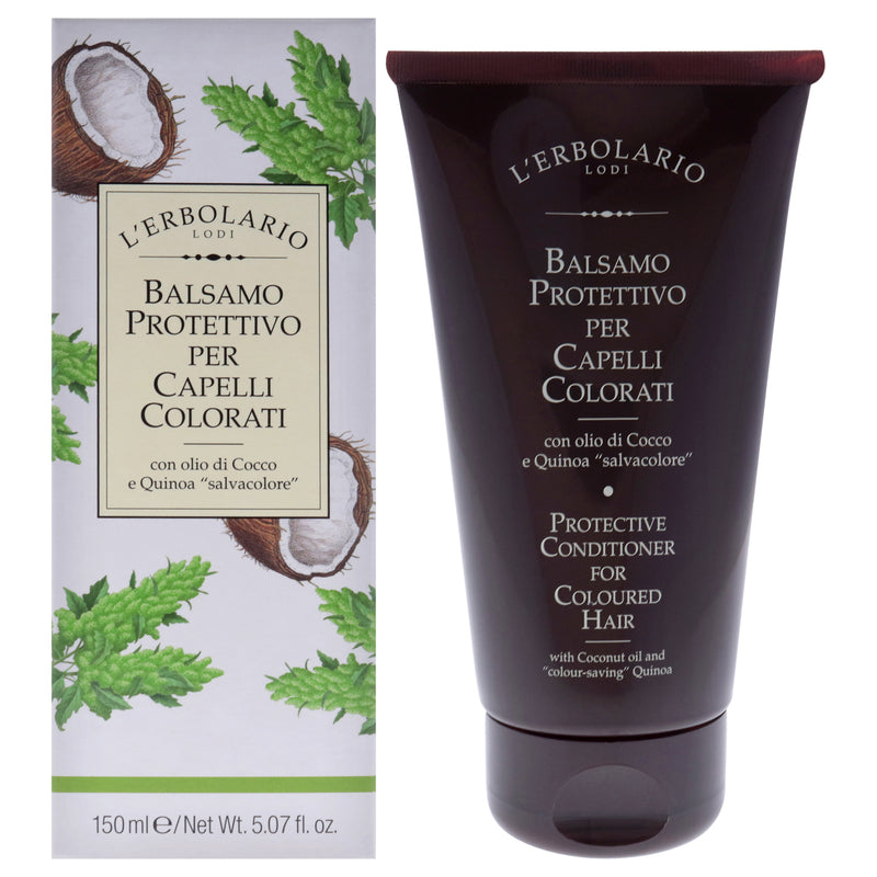 LErbolario Protective Conditioner for Coloured Hair by LErbolario for Unisex - 5.07 oz Conditioner