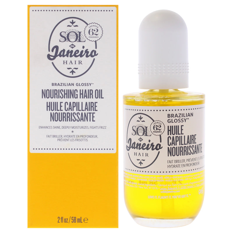 Sol de Janeiro Brazilian Glossy Nourishing Hair Oil by Sol de Janeiro for Unisex - 2 oz Oil