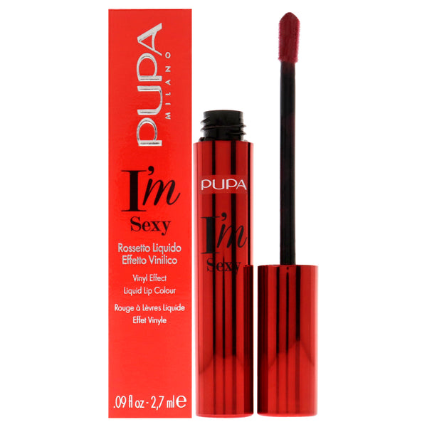 Pupa Milano I AM Sexy Vinyl Effect Liquid Lip Colour Lipstick - 006 Strawberry Red by Pupa Milano for Women - 0.09 oz Lipstick