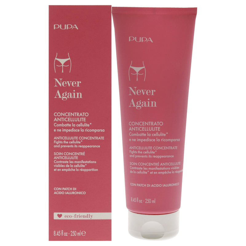 Pupa Milano Never Again Anti-Cellulite Concentrate by Pupa Milano for Women - 8.45 oz Cream