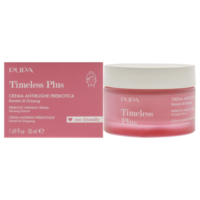 Pupa Milano Timeless Plus Prebiotic Wrinkle Cream by Pupa Milano for Women - 1.69 oz Cream