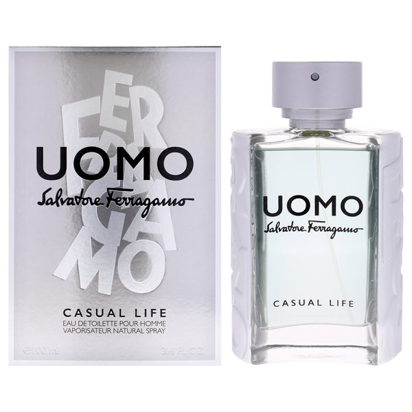 Salvatore Ferragamo Uomo Casual Life by Salvatore Ferragamo for Men - 3.4 oz EDT Spray