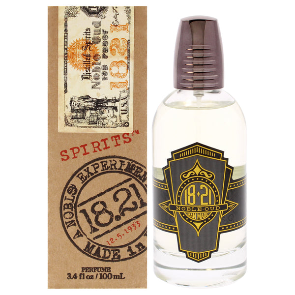 18.21 Man Made Spirits - Noble Oud by 18.21 Man Made for Men - 3.4 oz Parfum Spray