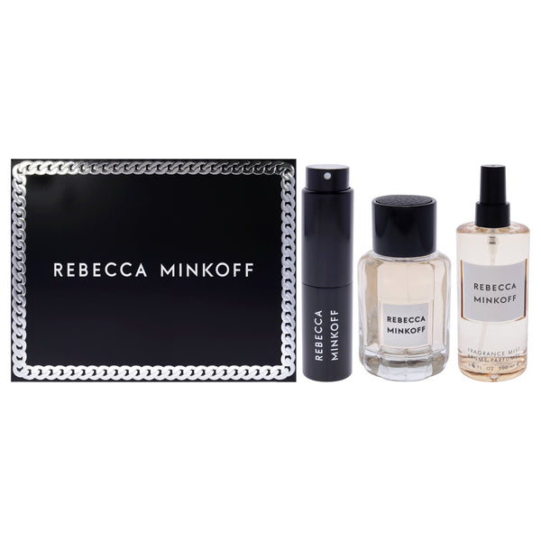 Rebecca Minkoff Rebecca Minkoff by Rebecca Minkoff for Women - 3 Pc Gift Set 3.4oz EDP Spray, 0.47oz EDP Spray, 6.8oz Fragrance Mist