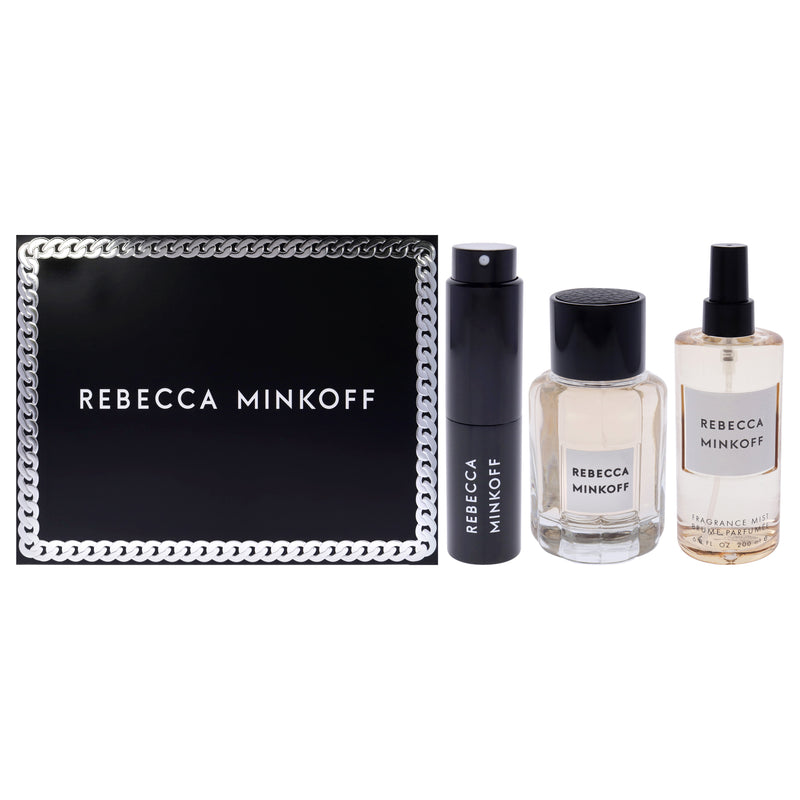 Rebecca Minkoff Rebecca Minkoff by Rebecca Minkoff for Women - 3 Pc Gift Set 3.4oz EDP Spray, 0.47oz EDP Spray, 6.8oz Fragrance Mist