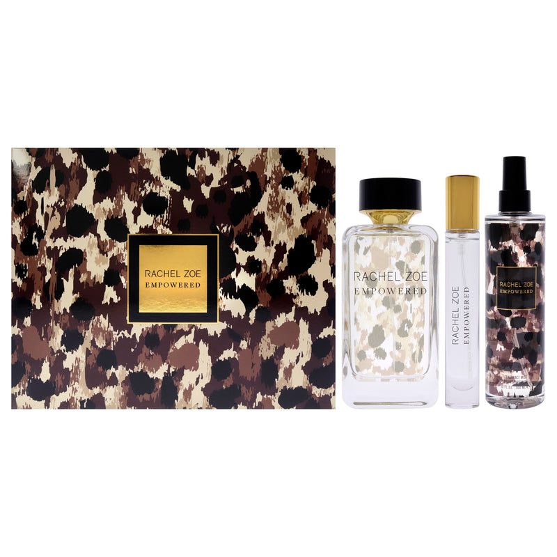 Rachel Zoe Empowered 2023 by Rachel Zoe for Women - 3 Pc Gift Set 3.4oz EDP Spray, 0.34oz EDP Spray, 10oz Fragrance Mist