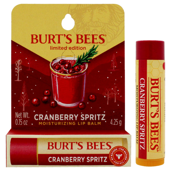 Burt's Bees Moisturizing Lip Balm Limited Edition - Cramberry Spritz by Burts Bees for Unisex - 0.15 oz Lip Balm