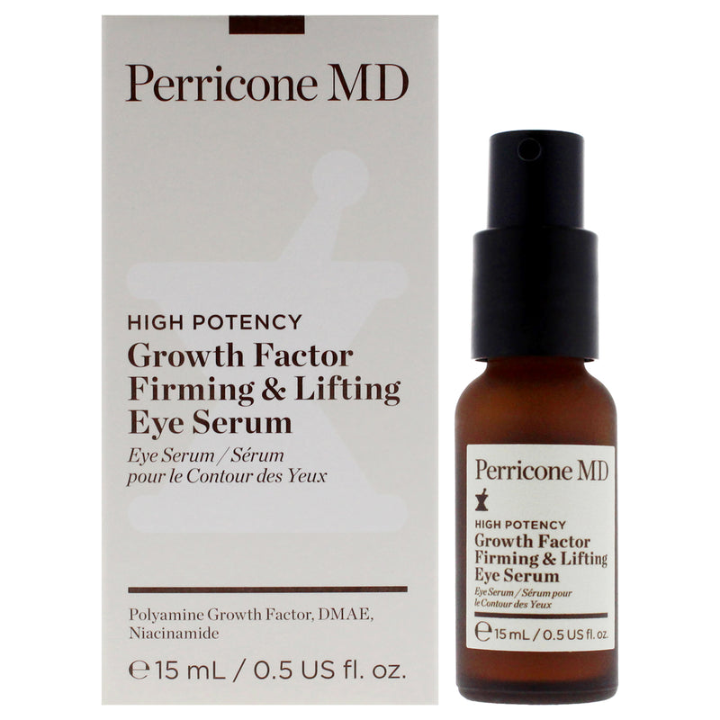 Perricone MD High Potency Growth Factor Firming and Lifting Eye Serum by Perricone MD for Unisex - 0.5 oz Serum