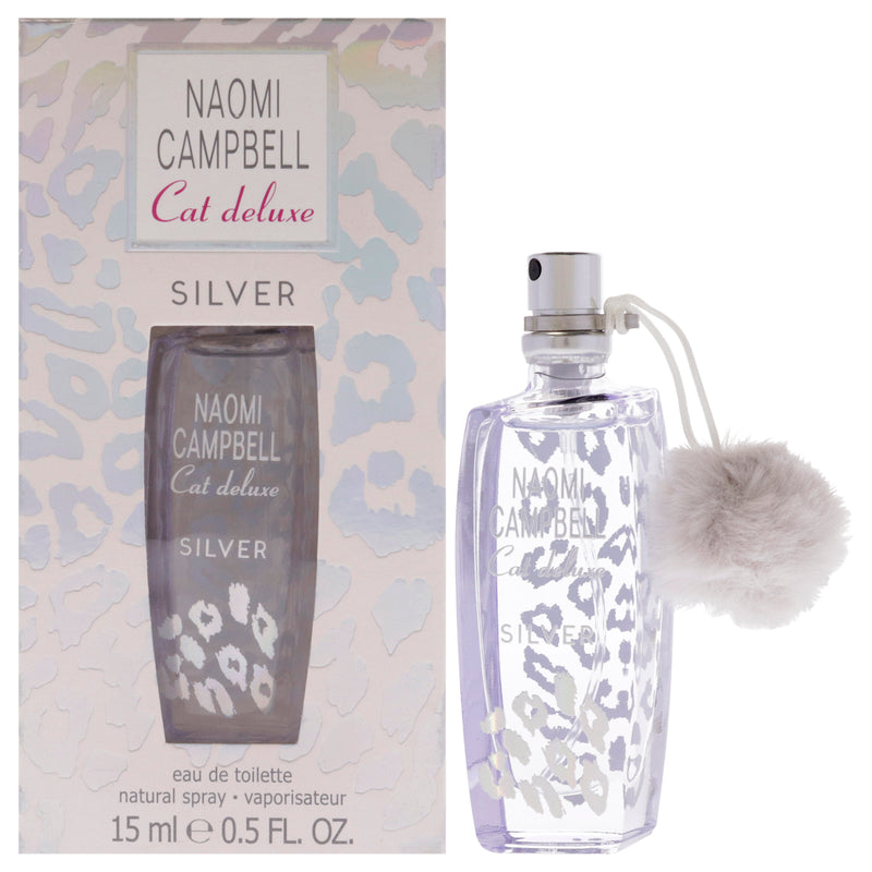 Naomi Campbell Cat Deluxe Silver by Naomi Campbell for Women - 0.5 oz EDT Spray