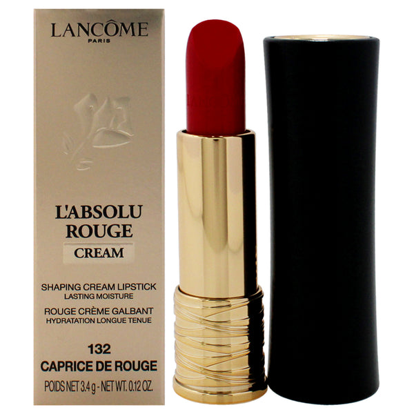 Lancome LAbsolu Rouge Cream Lipstick - 132 Caprice De Rouge by Lancome for Women - 0.12 oz Lipstick