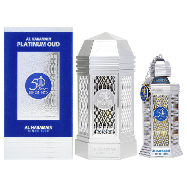 Al Haramain Platinum Oud by Al Haramain for Unisex - 3.4 oz EDP Spray