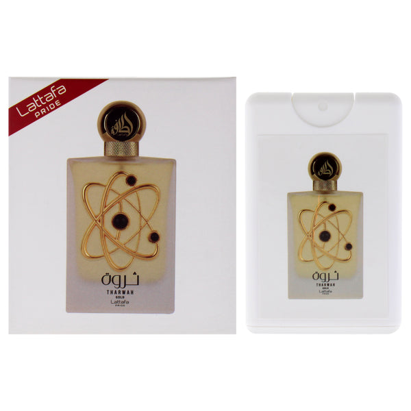Lattafa Pride Tharwah Gold by Lattafa for Women - 0.67 oz EDP Spray