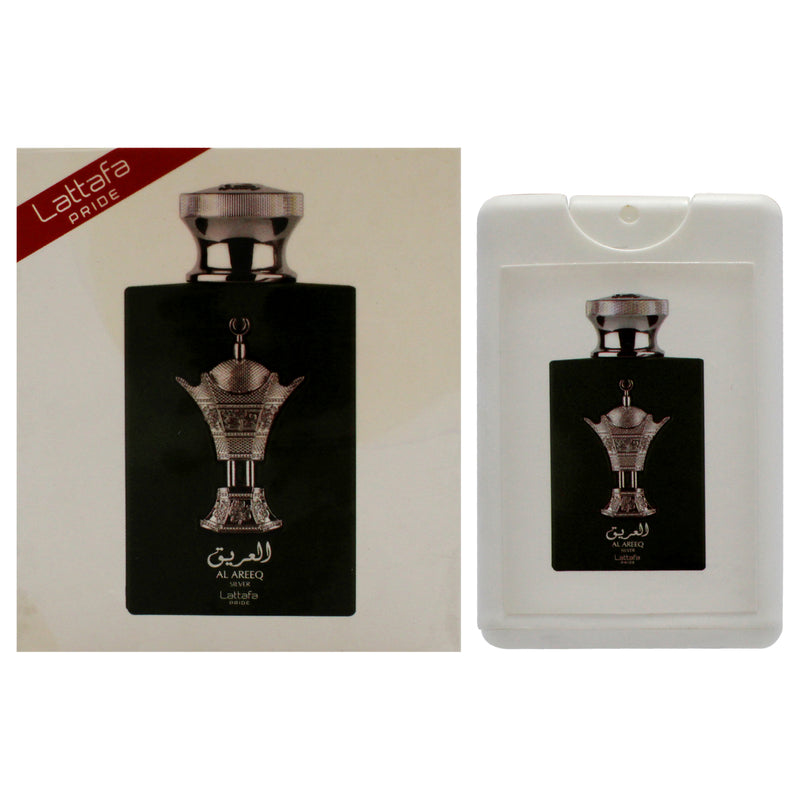 Lattafa Pride Al Areeq Silver by Lattafa for Men - 0.67 oz EDP Spray