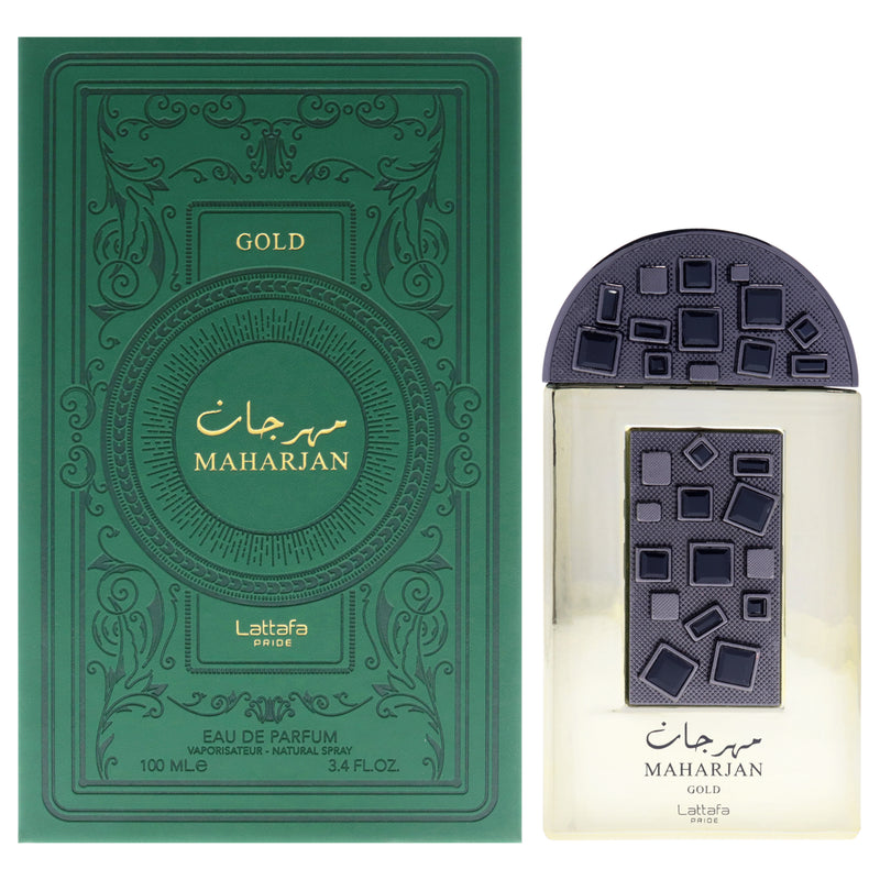 Lattafa Pride Maharjan Gold by Lattafa for Unisex - 3.4 oz EDP Spray
