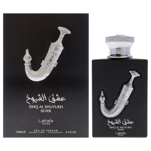 Lattafa Pride Ishq Al Shuyukh Silver by Lattafa for Unisex - 3.4 oz EDP Spray