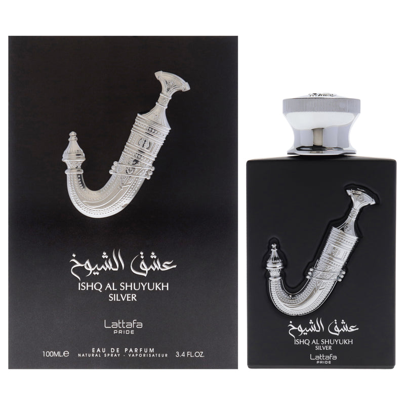 Lattafa Pride Ishq Al Shuyukh Silver by Lattafa for Unisex - 3.4 oz EDP Spray
