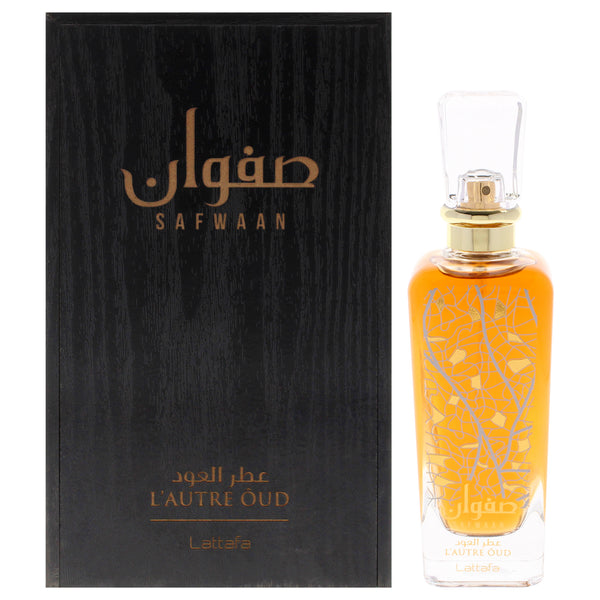 Lattafa Safwaan Lature Oud by Lattafa for Women - 3.4 oz EDP Spray