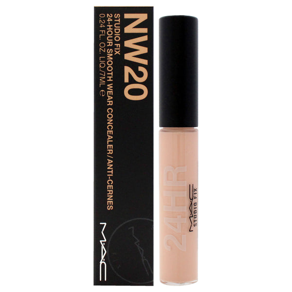 MAC Studio Fix 24 Hour Smooth Wear Concealer - NW20 Rosy Beige with Rosy Undertone by MAC for Women - 0.24 oz Concealer