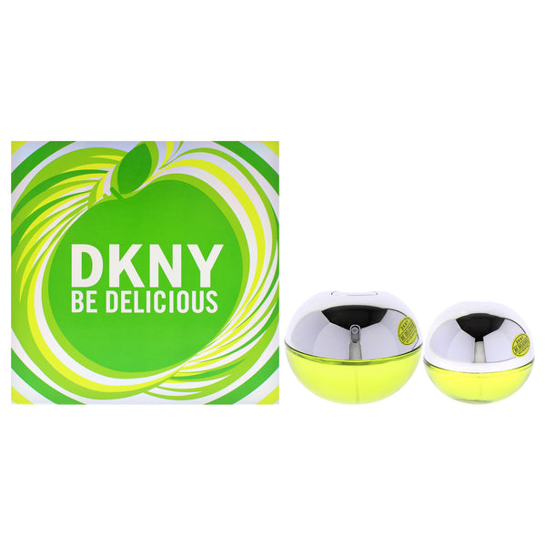 Donna Karan DKNY Be Delicious by Donna Karan for Women - 2 Pc Gift Set 3.4oz EDP Spray, 1oz EDP Spray