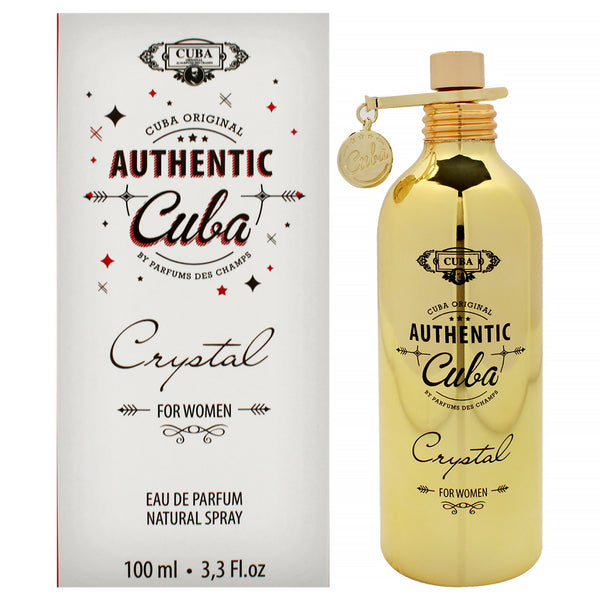 Cuba Cuba Authentic Crystal by Cuba for Women - 3.3 oz EDP Spray