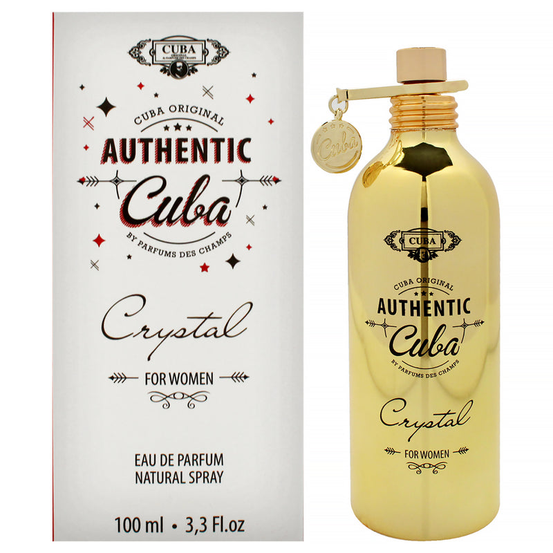 Cuba Cuba Authentic Crystal by Cuba for Women - 3.3 oz EDP Spray