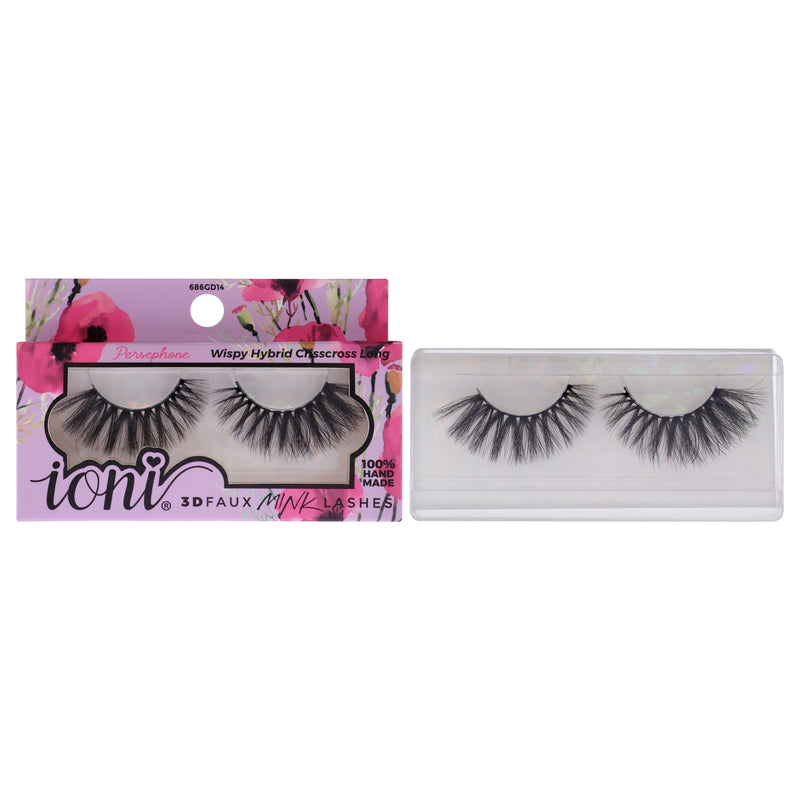 Ioni Lash Garden 3D Faux Mink Lashes - Persephone by Ioni for Women 1 Pair Eyelashes